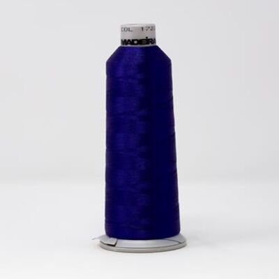 918-1722 MADEIRA POLYNEON #40 WEIGHT (5500 yard) CONE Blue/Purple Thumbnail