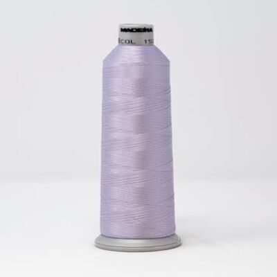 918-1529 MADEIRA POLYNEON #40 WEIGHT (5500 yard) CONE Purple Gray Thumbnail