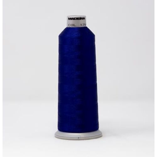 918-1766 MADEIRA POLYNEON #40 WEIGHT (5500 yard) CONE Blue Thumbnail