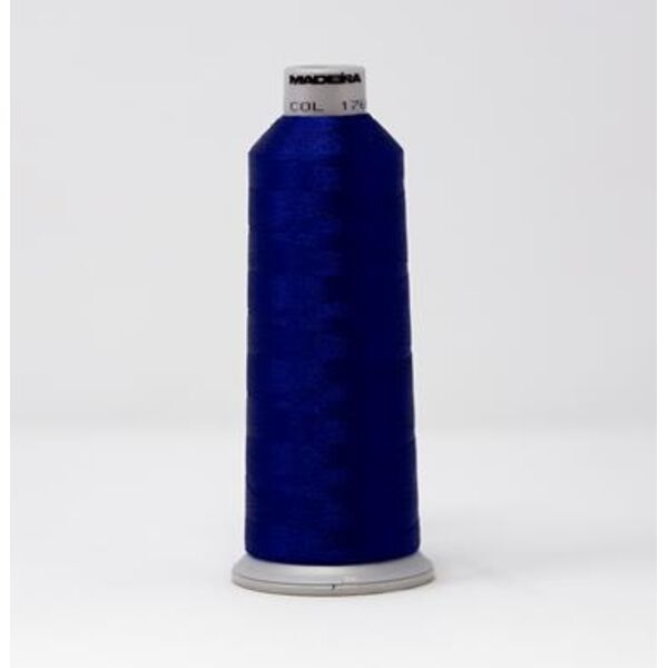 918-1766 MADEIRA POLYNEON #40 WEIGHT (5500 yard) CONE Blue Thumbnail