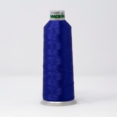 918-1930 MADEIRA POLYNEON #40 WEIGHT (5500 yard) CONE Blue/Purple Thumbnail