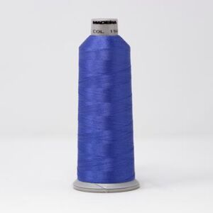 918-1943 MADEIRA POLYNEON #40 WEIGHT (5500 yard) CONE Blue Thumbnail