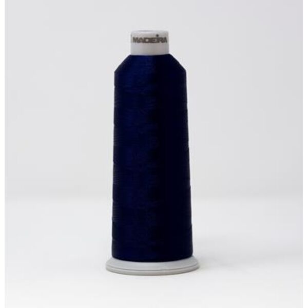 918-1966 MADEIRA POLYNEON #40 WEIGHT (5500 yard) CONE Blue/Purple Thumbnail