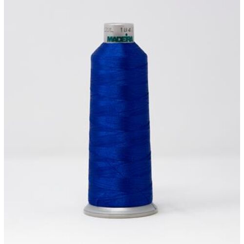 918-1842 MADEIRA POLYNEON #40 WEIGHT (5500 yard) CONE Blue Thumbnail