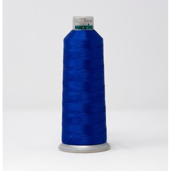 918-1842 MADEIRA POLYNEON #40 WEIGHT (5500 yard) CONE Blue Thumbnail