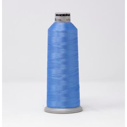 918-1532 MADEIRA POLYNEON #40 WEIGHT (5500 yard) CONE Blue Thumbnail