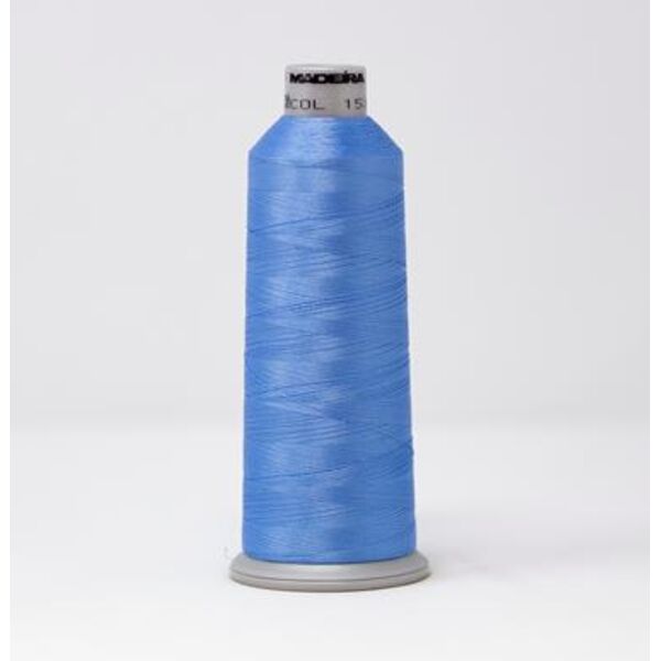 918-1532 MADEIRA POLYNEON #40 WEIGHT (5500 yard) CONE Blue Thumbnail