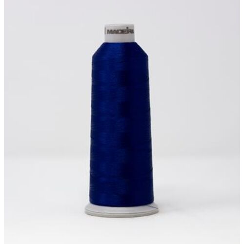 918-1843 MADEIRA POLYNEON #40 WEIGHT (5500 yard) CONE Blue Thumbnail