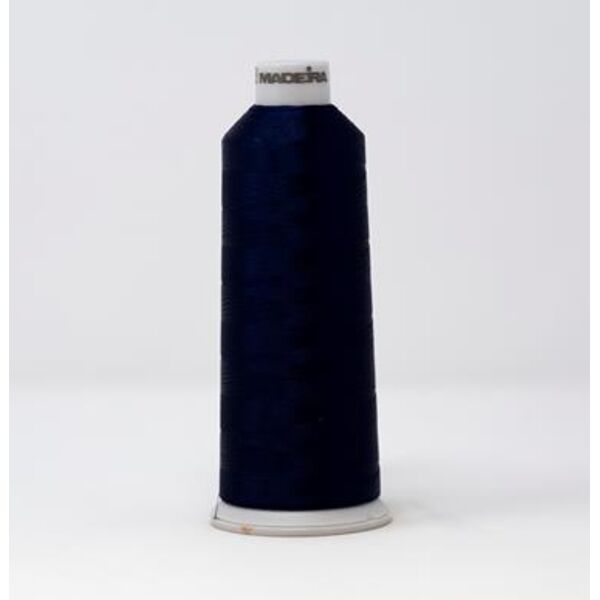 918-1967 MADEIRA POLYNEON #40 WEIGHT (5500 yard) CONE Blue Thumbnail