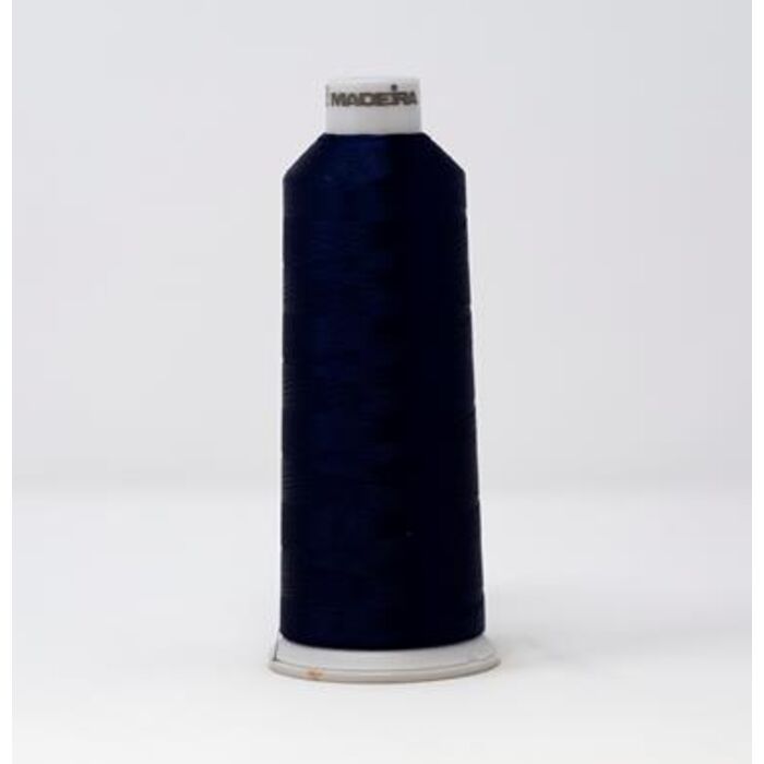 918-1967 MADEIRA POLYNEON #40 WEIGHT (5500 yard) CONE Blue Thumbnail