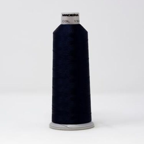 918-1944 MADEIRA POLYNEON #40 WEIGHT (5500 yard) CONE Blue Thumbnail