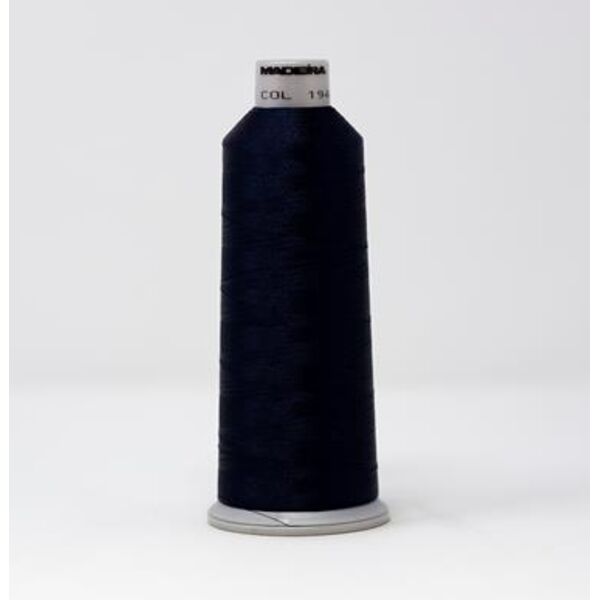 918-1944 MADEIRA POLYNEON #40 WEIGHT (5500 yard) CONE Blue Thumbnail