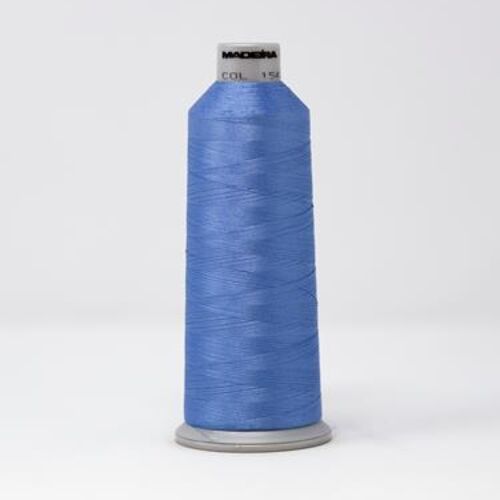 918-1542 MADEIRA POLYNEON #40 WEIGHT (5500 yard) CONE Blue Thumbnail