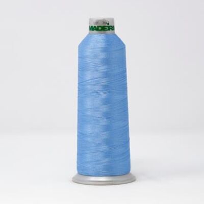 918-1675 MADEIRA POLYNEON #40 WEIGHT (5500 yard) CONE Blue Thumbnail