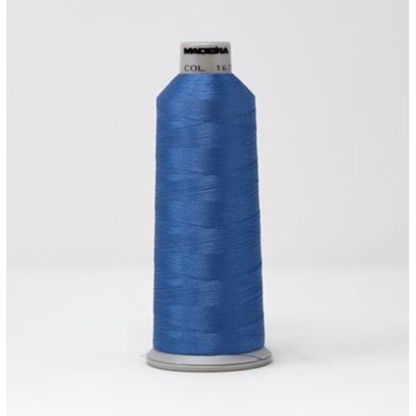 918-1671 MADEIRA POLYNEON #40 WEIGHT (5500 yard) CONE Blue Thumbnail