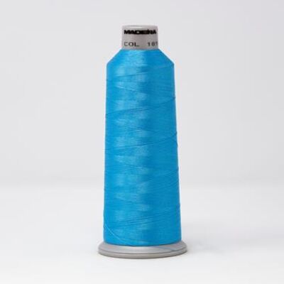 918-1893 MADEIRA POLYNEON #40 WEIGHT (5500 yard) CONE Blue/Green Thumbnail