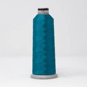 918-1846 MADEIRA POLYNEON #40 WEIGHT (5500 yard) CONE Blue/Green Thumbnail