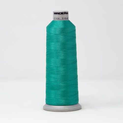 918-1847 MADEIRA POLYNEON #40 WEIGHT (5500 yard) CONE Green Thumbnail