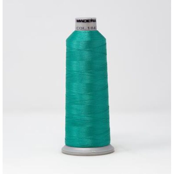 918-1847 MADEIRA POLYNEON #40 WEIGHT (5500 yard) CONE Green Thumbnail