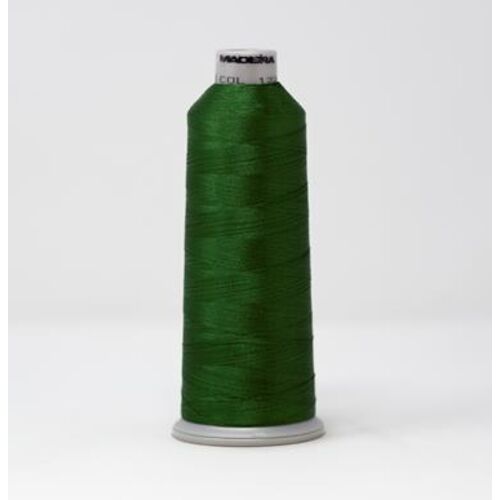 918-1770 MADEIRA POLYNEON #40 WEIGHT (5500 yard) CONE Green Thumbnail