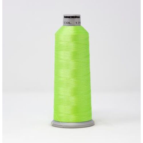 918-1748 MADEIRA POLYNEON #40 WEIGHT (5500 yard) CONE Green Thumbnail