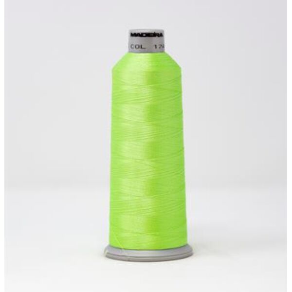 918-1748 MADEIRA POLYNEON #40 WEIGHT (5500 yard) CONE Green Thumbnail