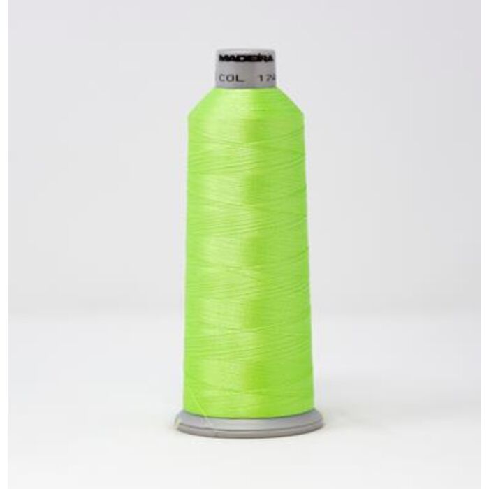 918-1748 MADEIRA POLYNEON #40 WEIGHT (5500 yard) CONE Green Thumbnail