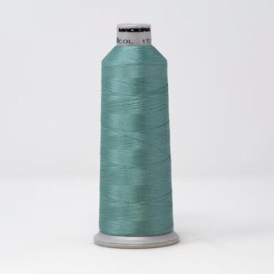 918-1578 MADEIRA POLYNEON #40 WEIGHT (5500 yard) CONE Green Thumbnail