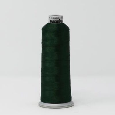 918-1904 MADEIRA POLYNEON #40 WEIGHT (5500 yard) CONE Green Thumbnail
