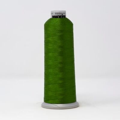 918-1769 MADEIRA POLYNEON #40 WEIGHT (5500 yard) CONE Green Thumbnail