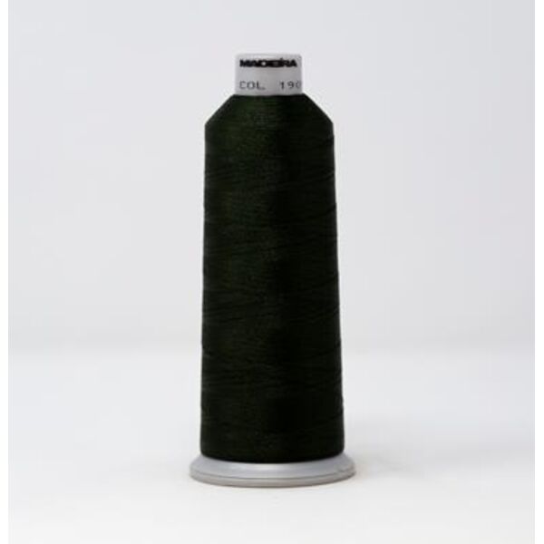 918-1905 MADEIRA POLYNEON #40 WEIGHT (5500 yard) CONE Green Thumbnail