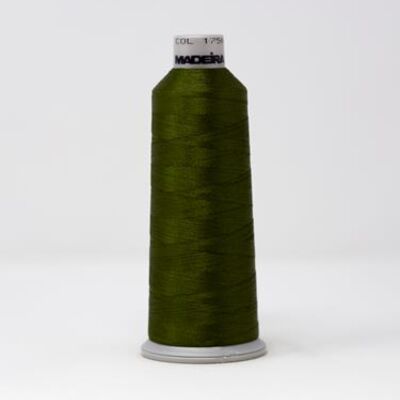918-1756 MADEIRA POLYNEON #40 WEIGHT (5500 yard) CONE Green Thumbnail