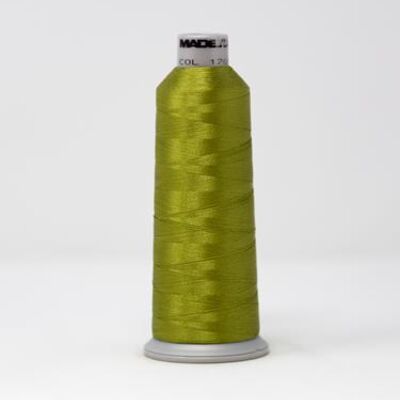 918-1706 MADEIRA POLYNEON #40 WEIGHT (5500 yard) CONE Green Thumbnail