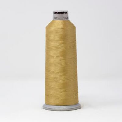918-1684 MADEIRA POLYNEON #40 WEIGHT (5500 yard) CONE Gold Thumbnail
