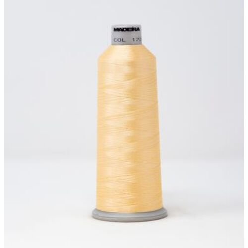 918-1723 MADEIRA POLYNEON #40 WEIGHT (5500 yard) CONE Brown Orange Thumbnail