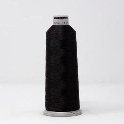 918-1665 MADEIRA POLYNEON #40 WEIGHT (5500 yard) CONE Black Thumbnail