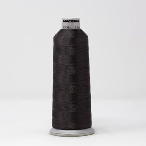 918-1664 MADEIRA POLYNEON #40 WEIGHT (5500 yard) CONE Black Thumbnail