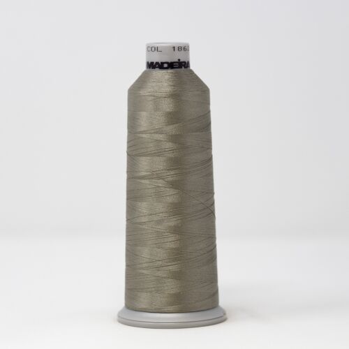 918-1862 MADEIRA POLYNEON #40 WEIGHT (5500 yard) CONE Aluminum/Gray Thumbnail