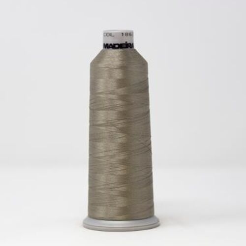 918-1662 MADEIRA POLYNEON #40 WEIGHT (5500 yard) CONE Brown/Gray Thumbnail