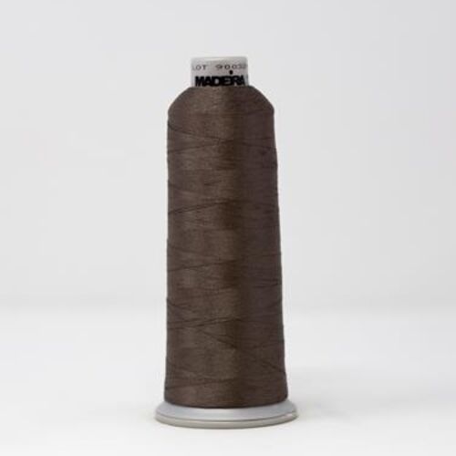 918-1663 MADEIRA POLYNEON #40 WEIGHT (5500 yard) CONE Brown Thumbnail