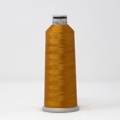 918-1791 MADEIRA POLYNEON #40 WEIGHT (5500 yard) CONE Brown Thumbnail
