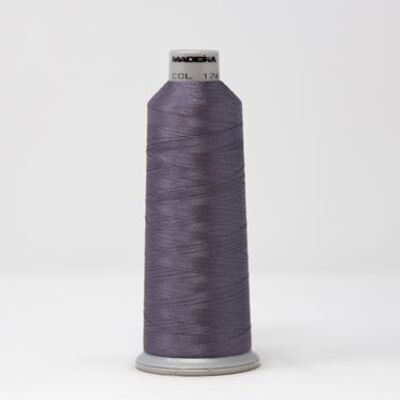 918-1740 MADEIRA POLYNEON #40 WEIGHT (5500 yard) CONE Blue/Gray Thumbnail