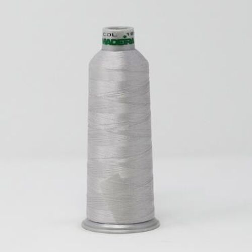 918-1886 MADEIRA POLYNEON #40 WEIGHT (5500 yard) CONE Chrome/Grey Thumbnail