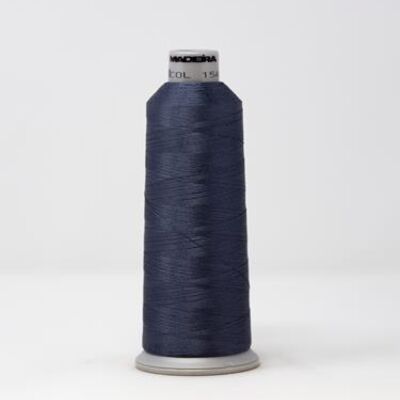 918-1544 MADEIRA POLYNEON #40 WEIGHT (5500 yard) CONE Blue/Gray Thumbnail