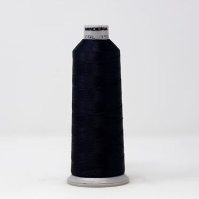 918-1507 MADEIRA POLYNEON #40 WEIGHT (5500 yard) CONE Black Thumbnail