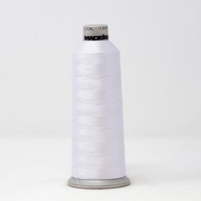918-1805 MADEIRA POLYNEON #40 WEIGHT (5500 yard) CONE White Thumbnail