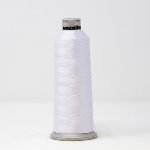 918-1805 MADEIRA POLYNEON #40 WEIGHT (5500 yard) CONE White Thumbnail