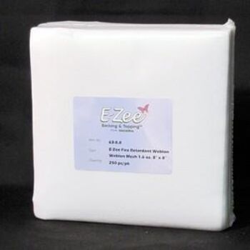 EZ Flame Resistant Web 1.6  8inX8in 250/pk White Thumbnail