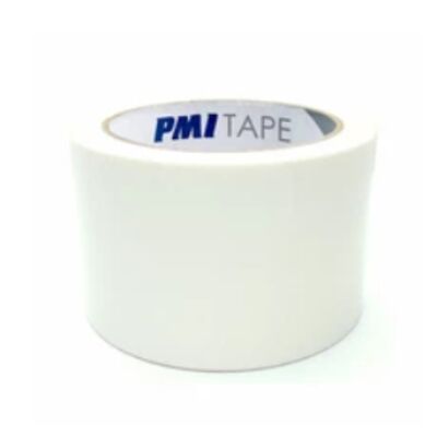 3" PMI White Full Adhesive Tape Roll Thumbnail