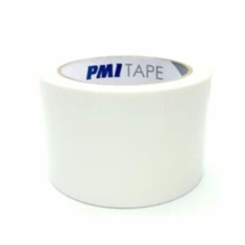 3" PMI White Full Adhesive Tape Roll Thumbnail